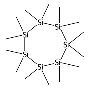 Tetradecamethylcycloheptasilane structure