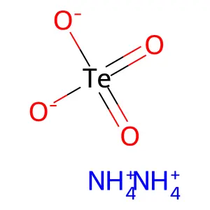 碲酸铵 structure