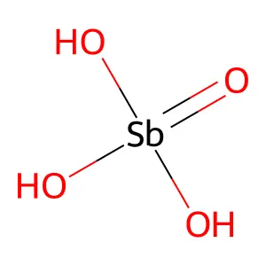 Antimonic acid structure