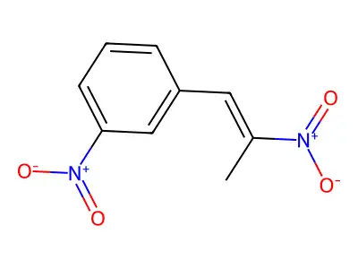 1-Nitro-3-(2-nitroprop-1-en-1-yl)benzene structure