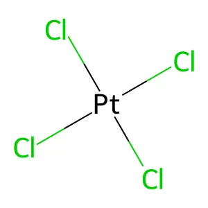 四氯化铂 structure