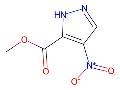 methyl 4-nitro-1H-pyrazole-5-carboxylate structure