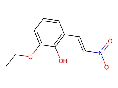 2-Ethoxy-6-(2-nitrovinyl)phenol structure