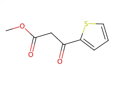 Methyl 3-oxo-3-(thiophen-2-yl)propanoate structure