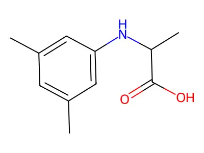 2-(3,5-Dimethyl-phenylamino)-propionic acid structure