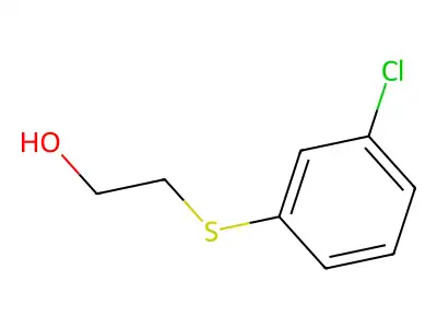 3-Chlorophenylthioethanol structure