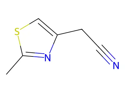 2-(2-Methyl-1,3-thiazol-4-yl)acetonitrile structure