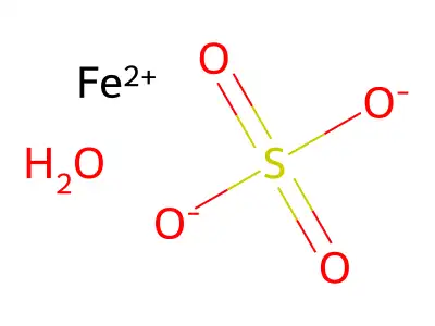 一水合硫酸亚铁 structure