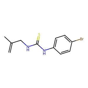 Thiourea, N-(4-bromophenyl)-N'-(2-methyl-2-propenyl)- structure
