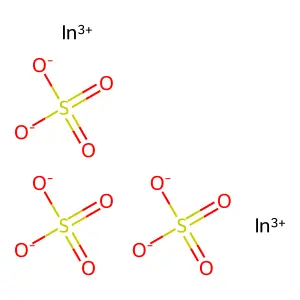 硫酸铟 structure