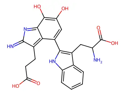 Tryptophan tryptophylquinone structure