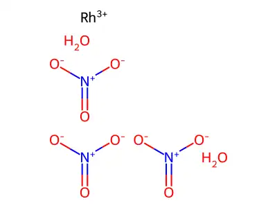 硝酸铑 structure