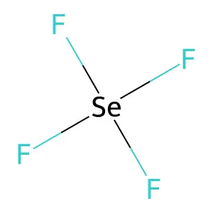 四氟化硒 structure