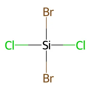 Dibromodichlorosilane structure