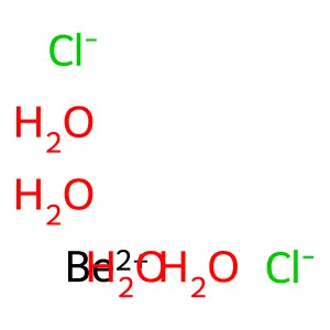 氯化铍四水合物 structure