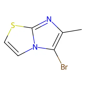 5-Bromo-6-methylimidazo(2,1-b)(1,3)thiazole structure