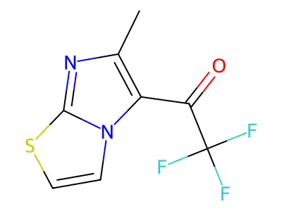 2,2,2-Trifluoro-1-{6-methylimidazo[2,1-b][1,3]thiazol-5-yl}ethan-1-one structure