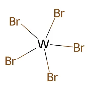 五溴化钨 structure