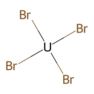 四溴化铀 structure