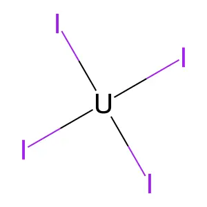 四碘化铀 structure