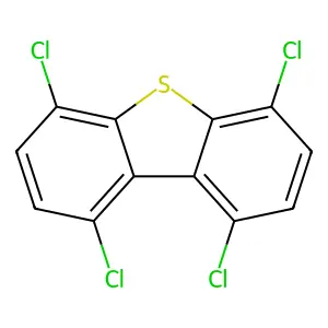 1,4,6,9-Tetrachlorodibenzothiophene structure