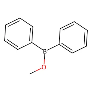 Borinic acid, diphenyl-, methyl ester structure