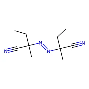 2,2'-Azobis(2-methylbutyronitrile) structure
