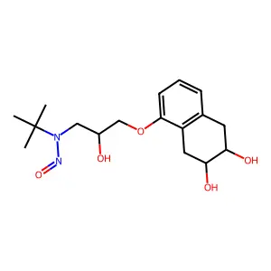 N-Nitrosonadolol structure