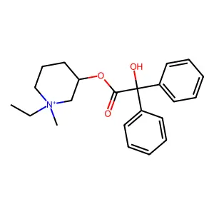 哌苯偶酯 structure