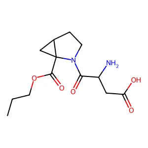 天冬氨酰-2,3-甲基脯氨酸丙酯 structure