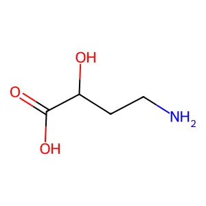 4-Amino-2-hydroxybutanoic acid structure