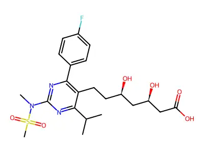 Rosuvastatin structure