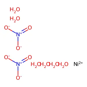 硝酸镍六水合物 structure