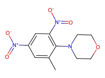 4-(2-Methyl-4,6-dinitrophenyl)morpholine structure