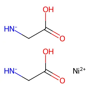 Nickel bis(glycinate) structure