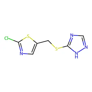 3-{[(2-chloro-1,3-thiazol-5-yl)methyl]sulfanyl}-1H-1,2,4-triazole structure