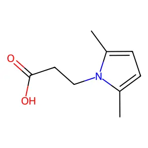 3-(2,5-二甲基-1H-吡咯-1-基)丙酸 structure