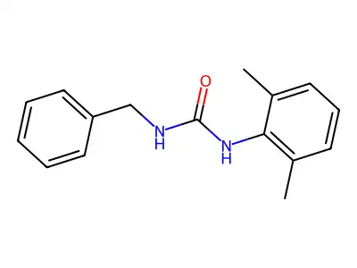 1-Benzyl-3-(2,6-xylyl)urea structure