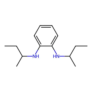 1,2-Benzenediamine, N1,N2-bis(1-methylpropyl)- structure