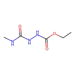 ethyl N-(methylcarbamoylamino)carbamate structure