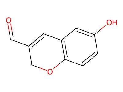 6-Hydroxychromene-3-carboxaldehyde structure
