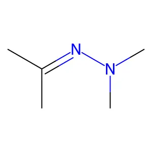 2-Propanone, dimethylhydrazone structure