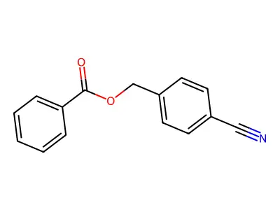 (4-Cyanophenyl)methyl benzoate structure