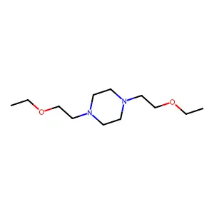 1,4-Bis(2-ethoxyethyl)piperazine structure