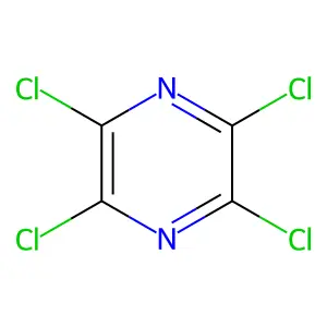 Tetrachloropyrazine structure