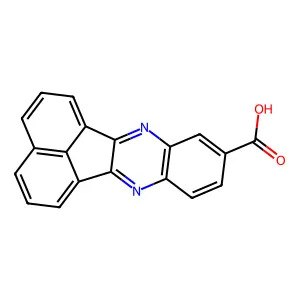 Acenaphtho[1,2-b]quinoxaline-9-carboxylic acid structure