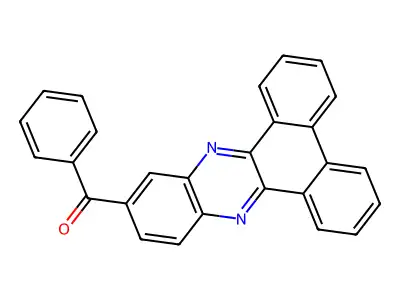 Phenanthro[9,10-b]quinoxalin-11-yl(phenyl)methanone structure