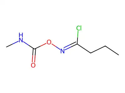 Butanimidoyl chloride,N-[[(methylamino)carbonyl]oxy]- structure