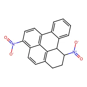 1,6-Dinitrotetrahydrobenzo(e)pyrene structure