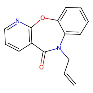 6-Allyl-pyrido(2,3-b)(1,5)benzoxazepin-5(6H)-one structure